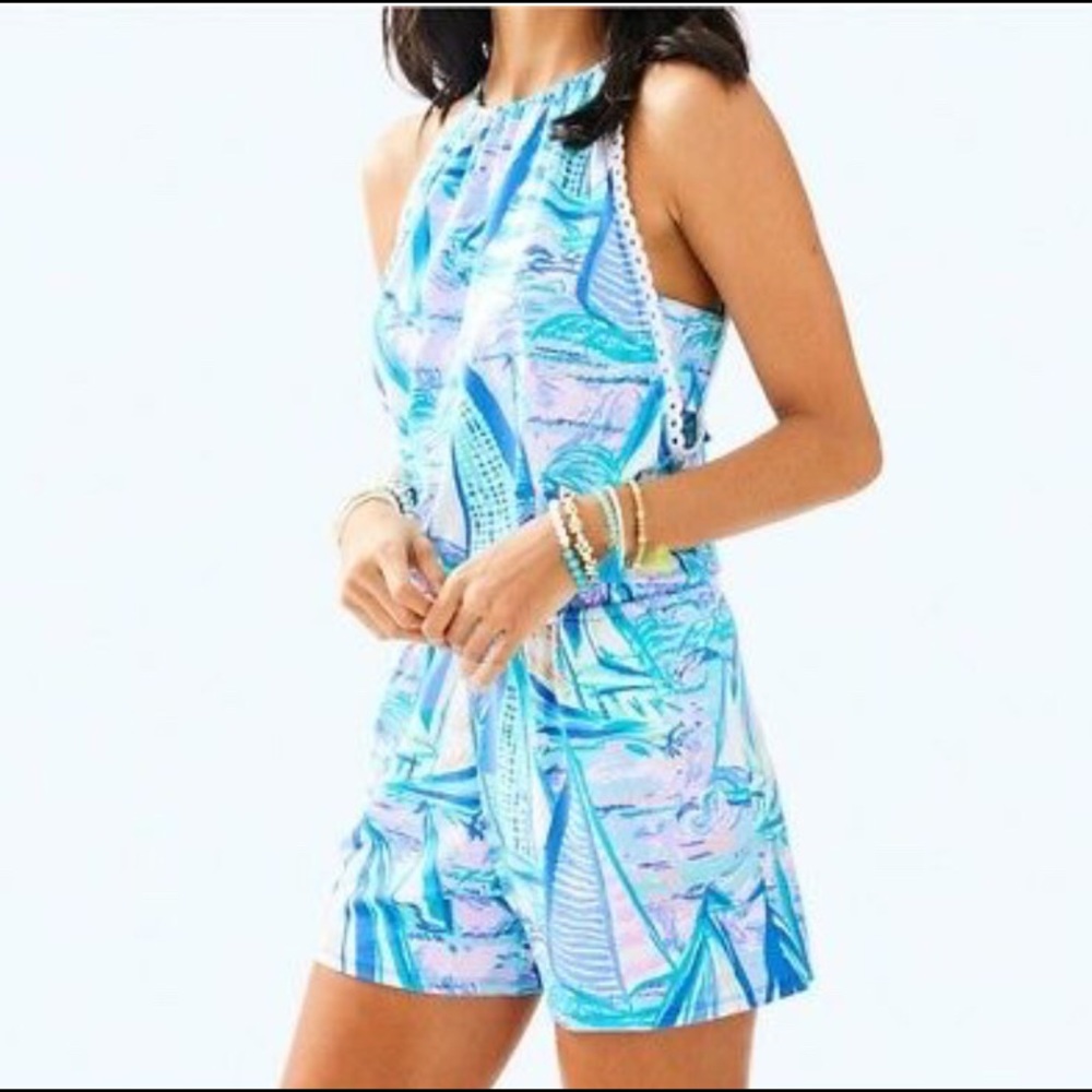 Lilly Pulitzer Gianna Romper Medium